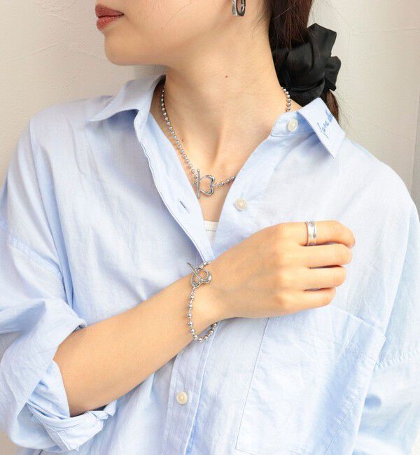 fredy emue「ハートマンテルボールチェーンネックレス」|ネックレス|