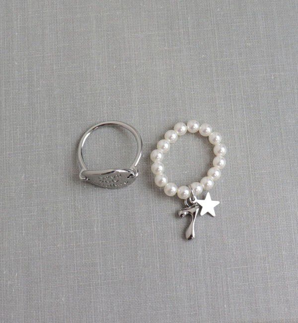 fredy emue「メッセージプレートセットリング」|リング|