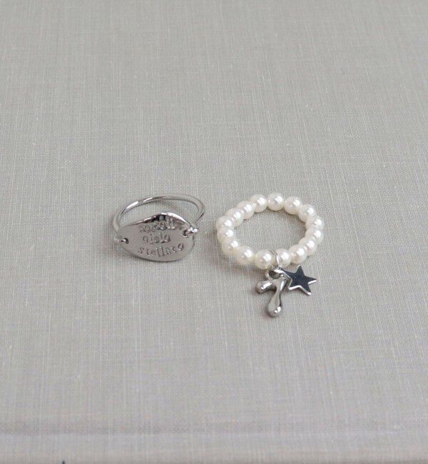 fredy emue「メッセージプレートセットリング」|リング|