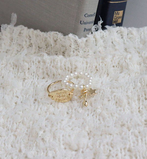 fredy emue「メッセージプレートセットリング」|リング|