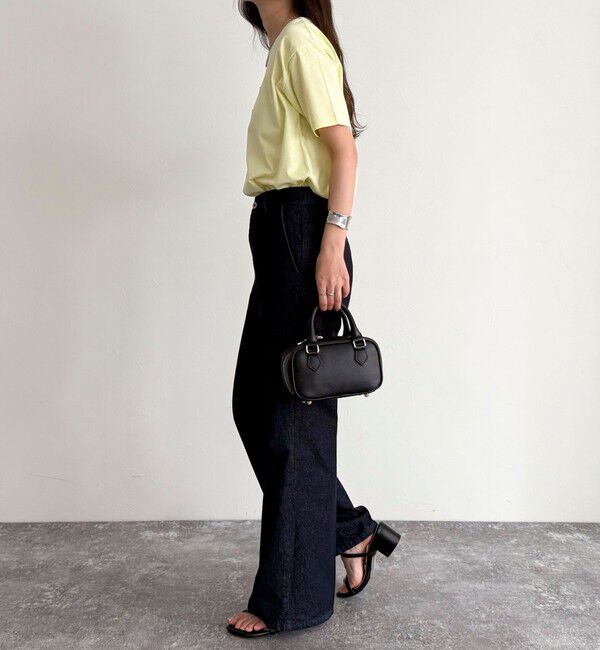 fredy emue「パールロゴシルケット半袖Tシャツ」|Tシャツ・カットソー|