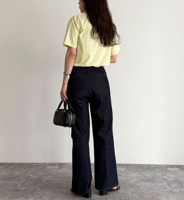 fredy emue「パールロゴシルケット半袖Tシャツ」|Tシャツ・カットソー|