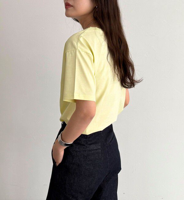 fredy emue「パールロゴシルケット半袖Tシャツ」|Tシャツ・カットソー|