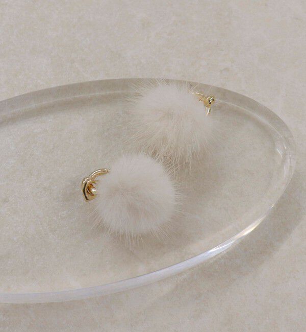 fredy emue「ミンクファーカスタムフープピアス」|ピアス|