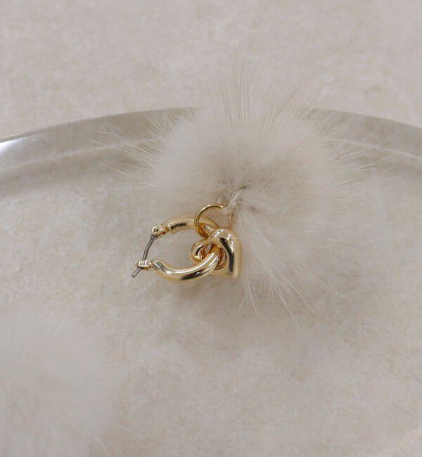 fredy emue「ミンクファーカスタムフープピアス」|ピアス|