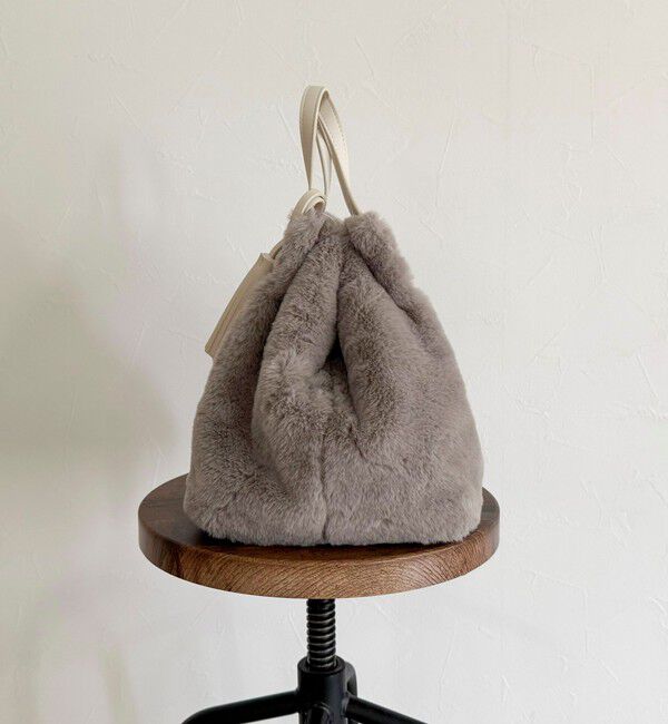 fredy emue「タッセル付エコファー2WAYトートバッグ」|ショルダー・メッセンジャー|