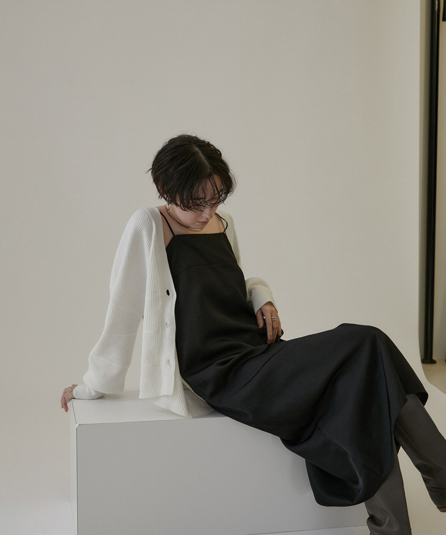 SALON adam et rope'「キャミワンピース【洗える】」|ワンピース|