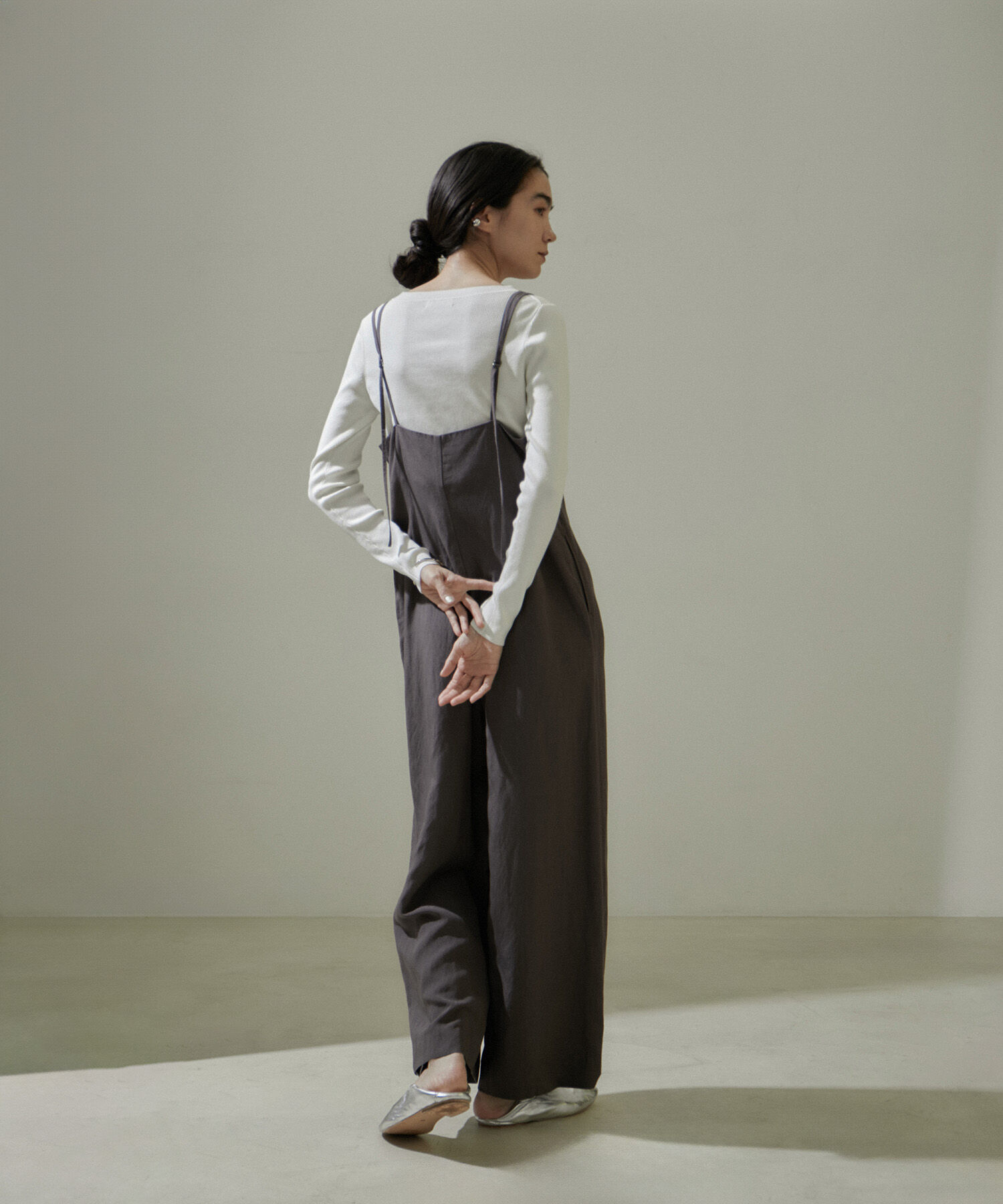 SALON adam et rope'「ウォッシャブルシルククロップドVネックカーディガン」|カーディガン|