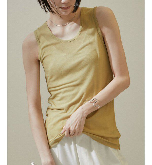 SALON adam et rope'「nu=layerスクープネックタンクトップ」|タンクトップ|