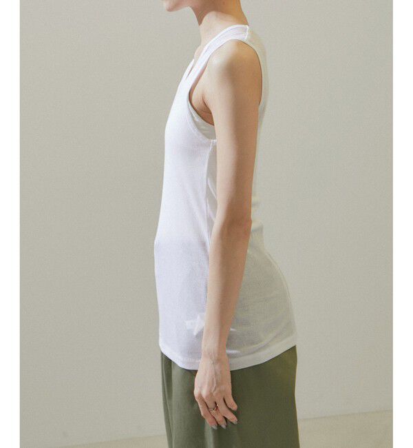 SALON adam et rope'「nu=layerスクープネックタンクトップ」|タンクトップ|