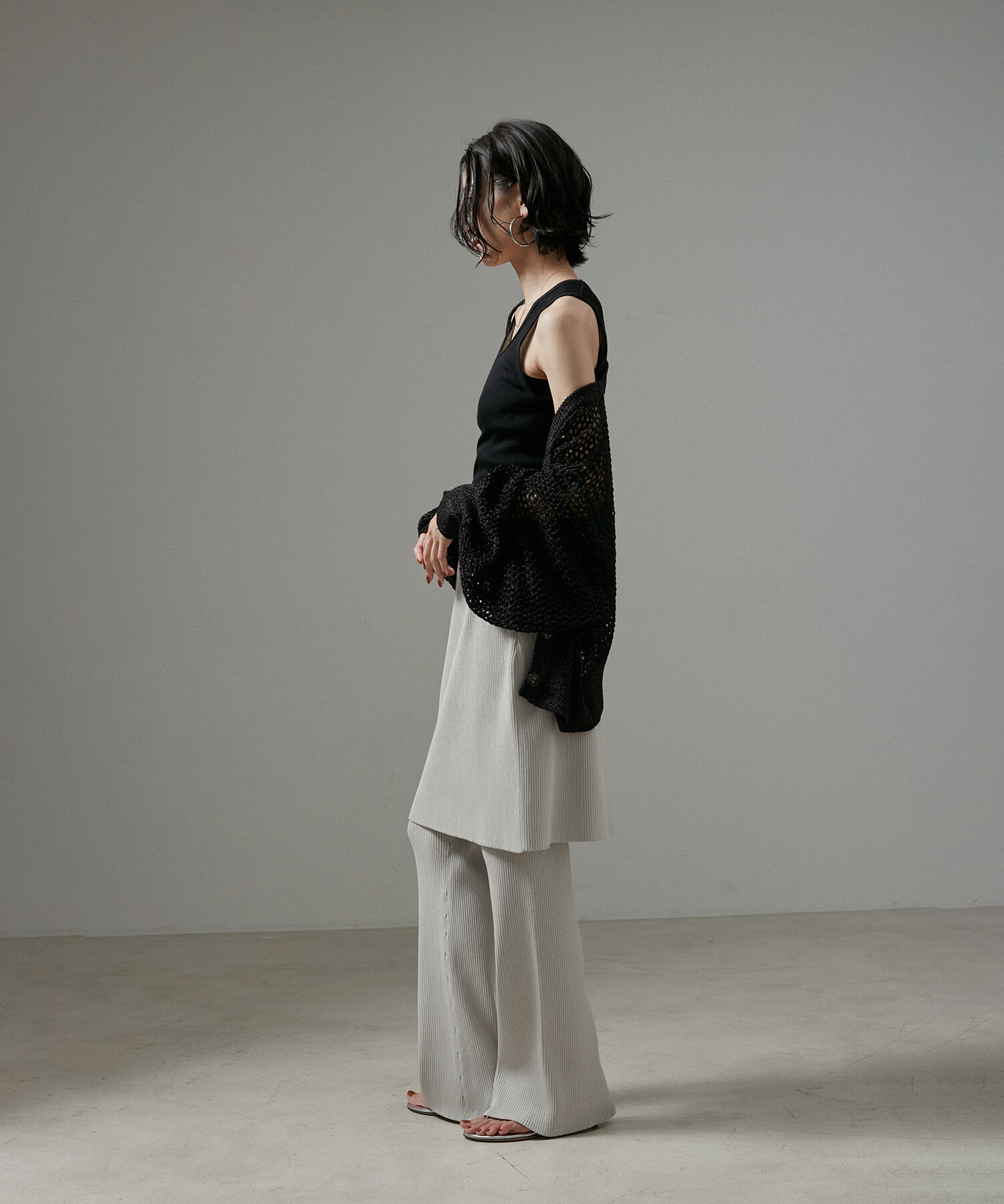 SALON adam et rope'「nu=layerスクープネックタンクトップ」|タンクトップ|