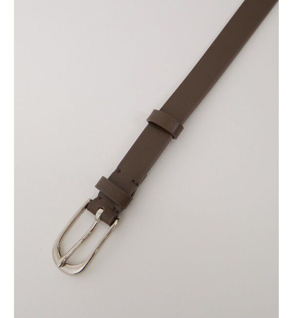 SALON adam et rope'「【W S（ドゥーブル）】レザーオーバルバックルベルト」|ベルト|