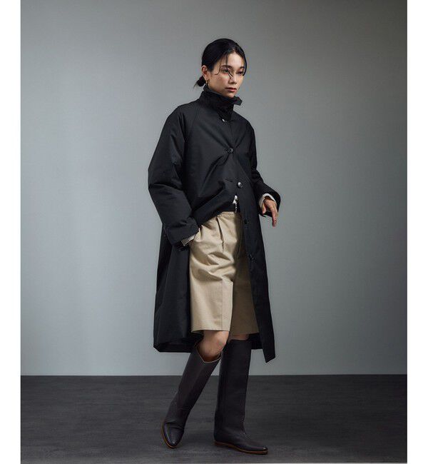 極美品 LOUIS FERAUD マキシ丈 フォックスファー バルマカンコート FURLO DOWNバルマカンコート / ファーロダウン（SALON adam et rope