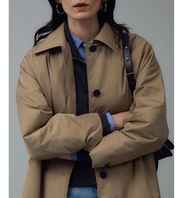 極美品 LOUIS FERAUD マキシ丈 フォックスファー バルマカンコート FURLO DOWNバルマカンコート / ファーロダウン（SALON adam et rope