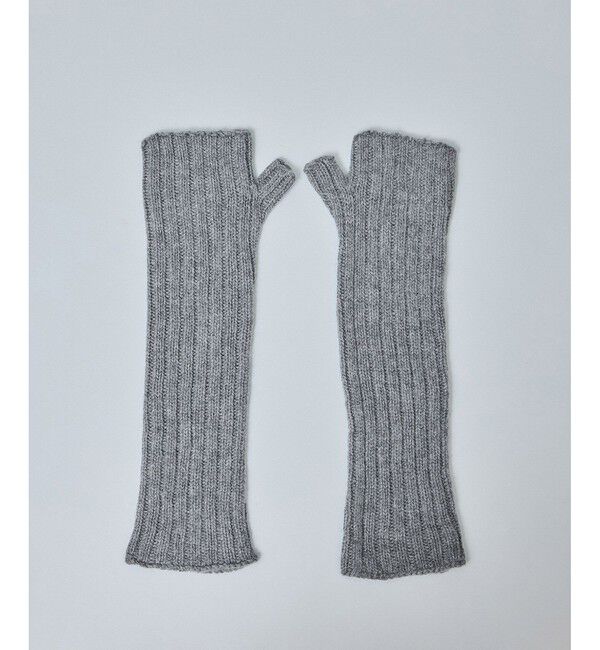 SALON adam et rope'「【William Brunton】3 ply 2&times;1 リブ ロングリストウォーマー」|手袋|