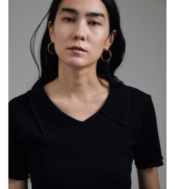 SALON adam et rope'「【Baserange（ベースレンジ）】ISO TOP」|Tシャツ・カットソー|ブラック系(02)