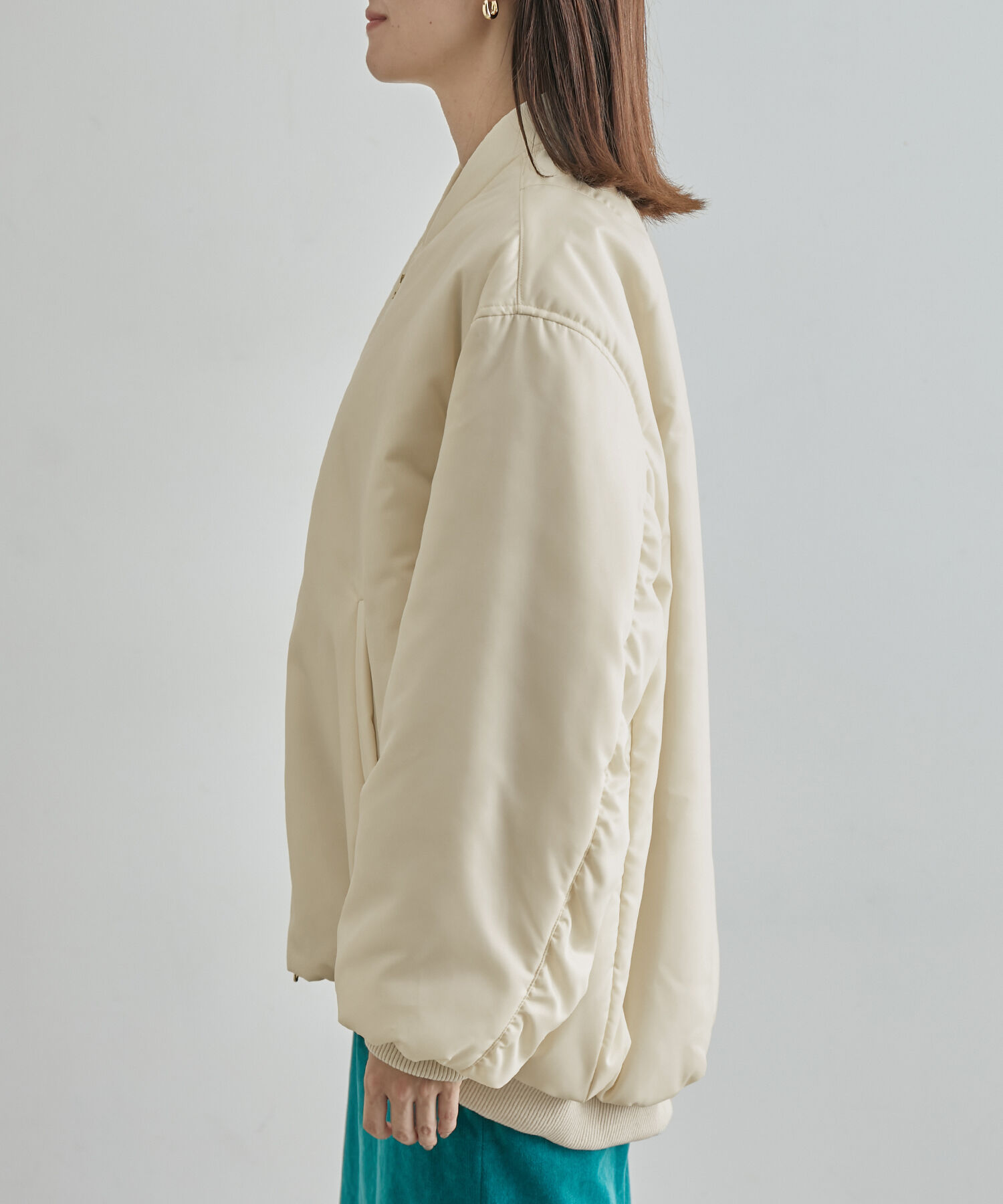 ROPE「【エディター三尋木奈保さんコラボ】フォルムブルゾンMA-1」|その他|