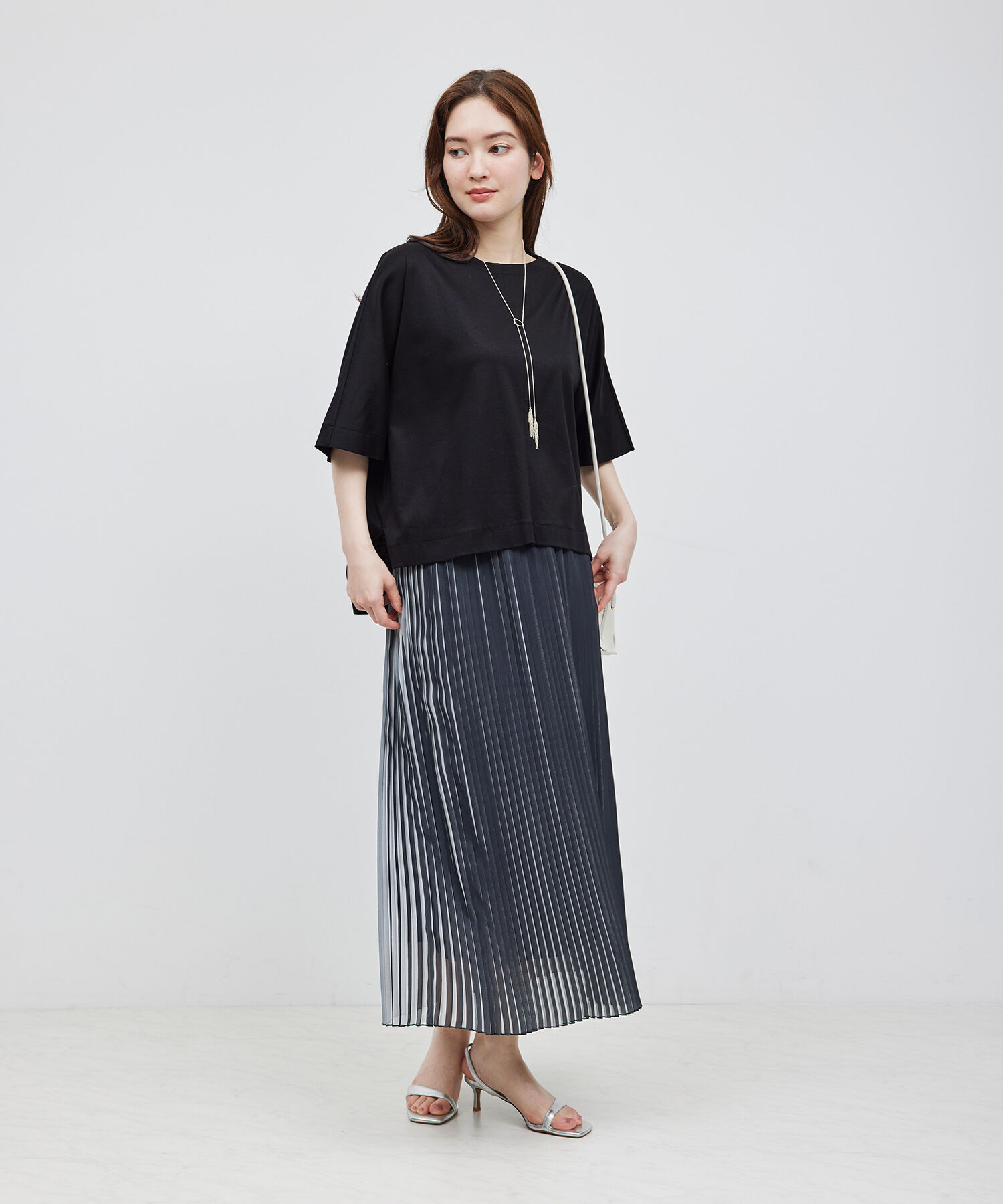 ROPE「汗染み防止スムース半袖カットソー」|Tシャツ・カットソー|