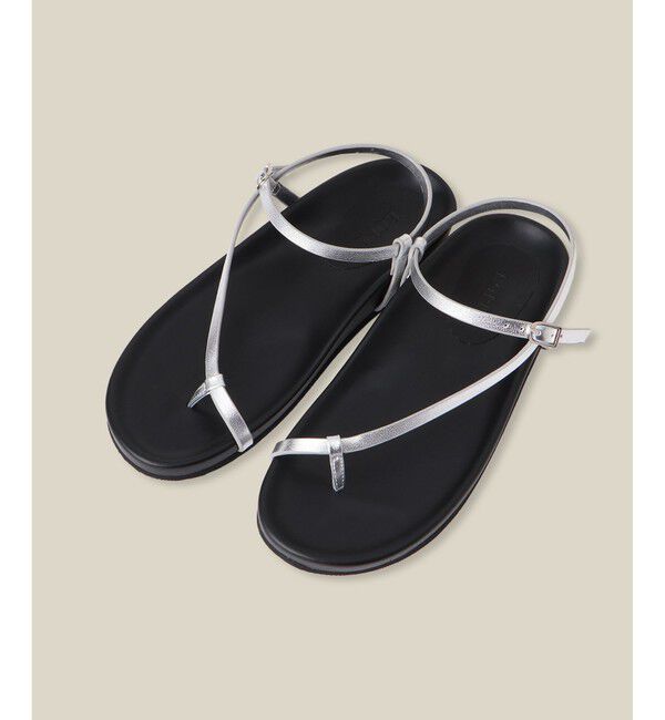 ROPE「スプリットレザーナローベルトサンダル」|サンダル|