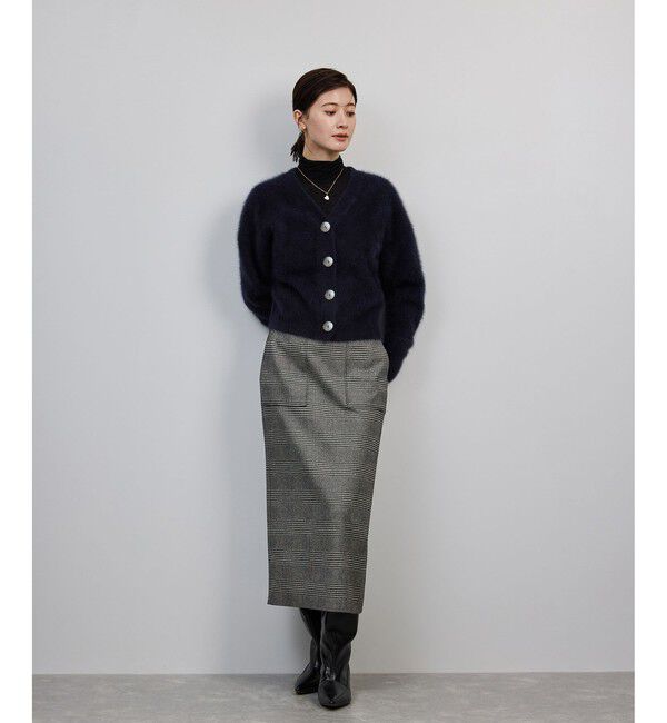 ROPE「フォックスカシミヤニットカーディガン/イージーケア・アンサンブル対応」|カーディガン|