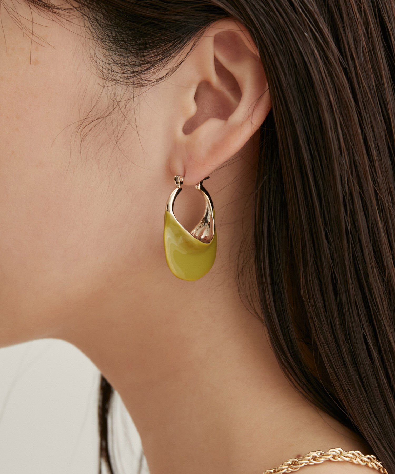 VIS「ニュアンスエポピアス」|ピアス|カーキ(36)