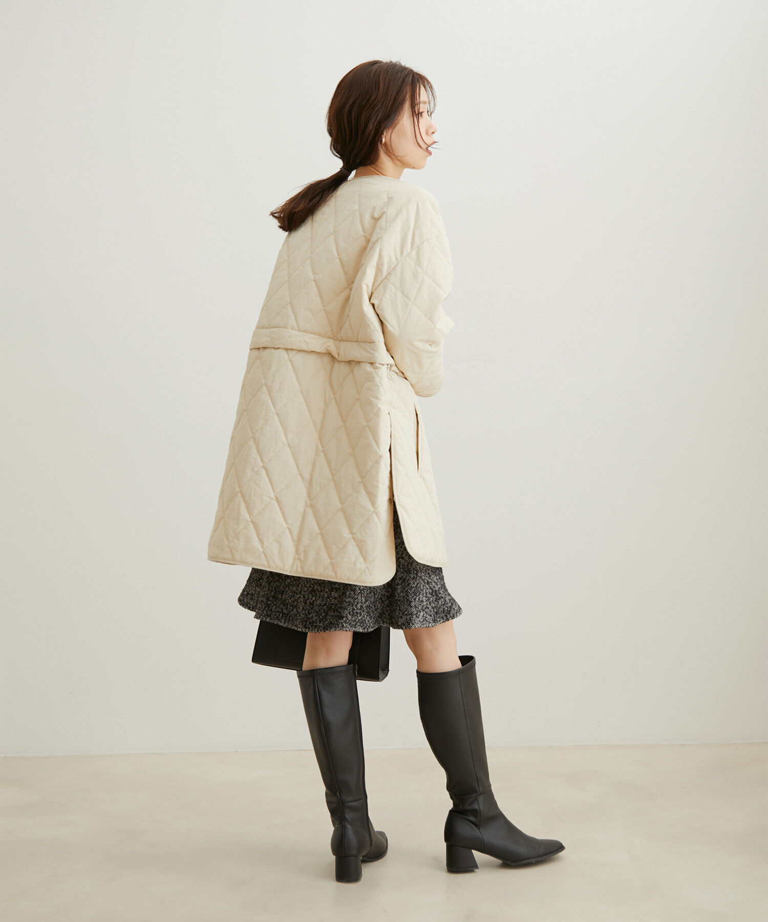 VIS「【2WAY】ロング＆ショート中綿キルティングコート」|その他|
