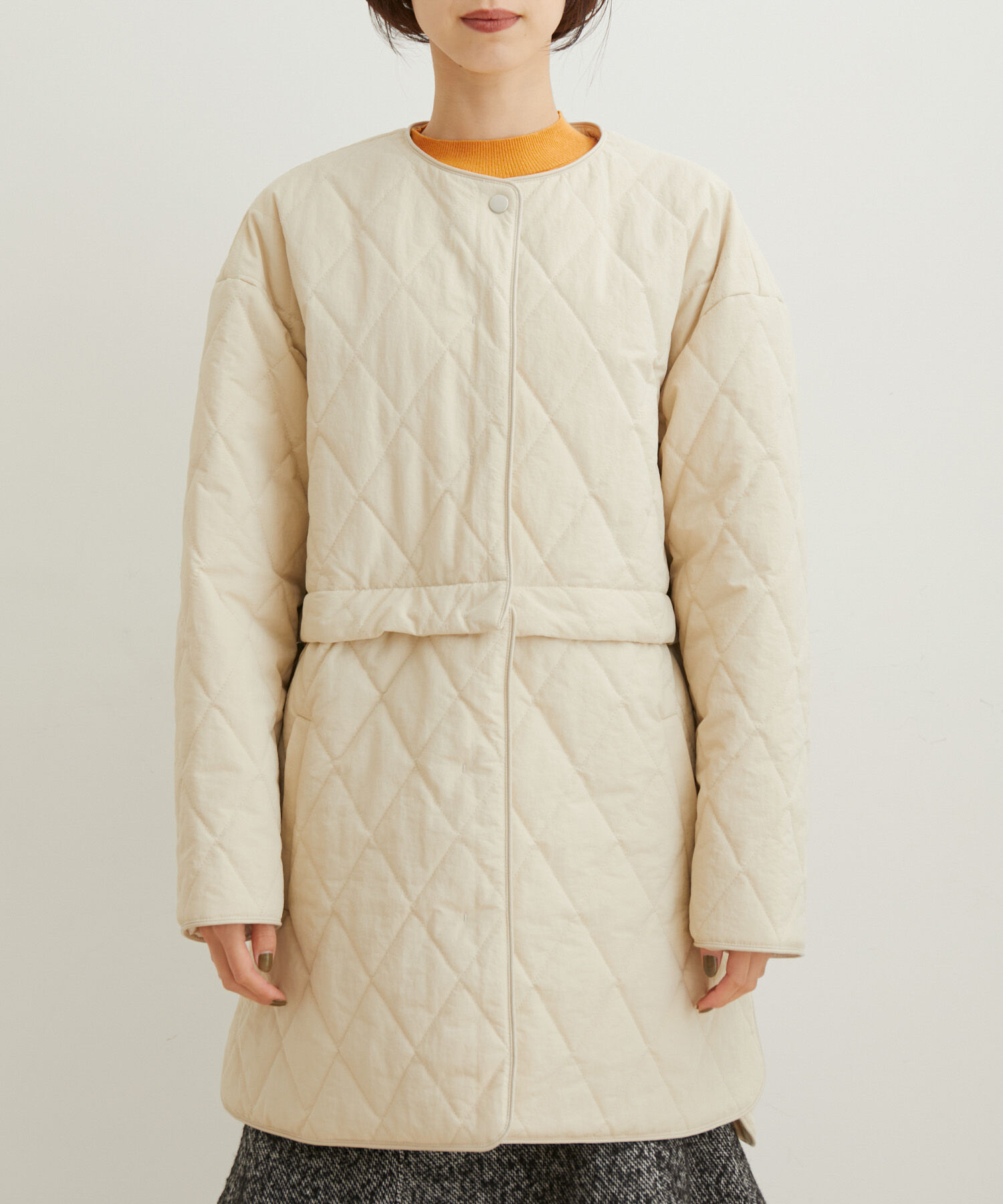 VIS「【2WAY】ロング＆ショート中綿キルティングコート」|その他|