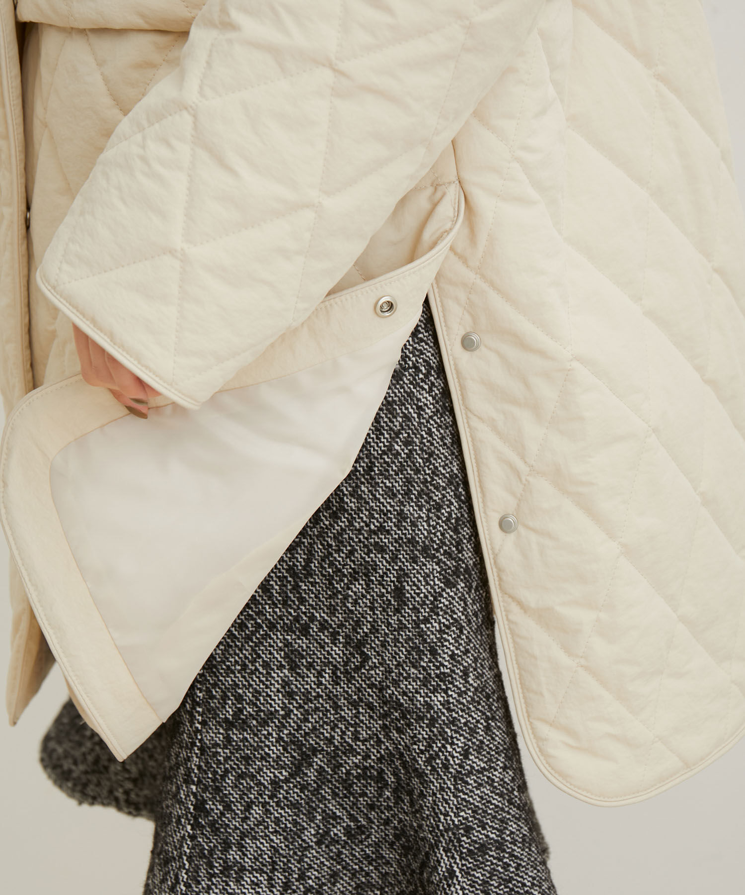 VIS「【2WAY】ロング＆ショート中綿キルティングコート」|その他|