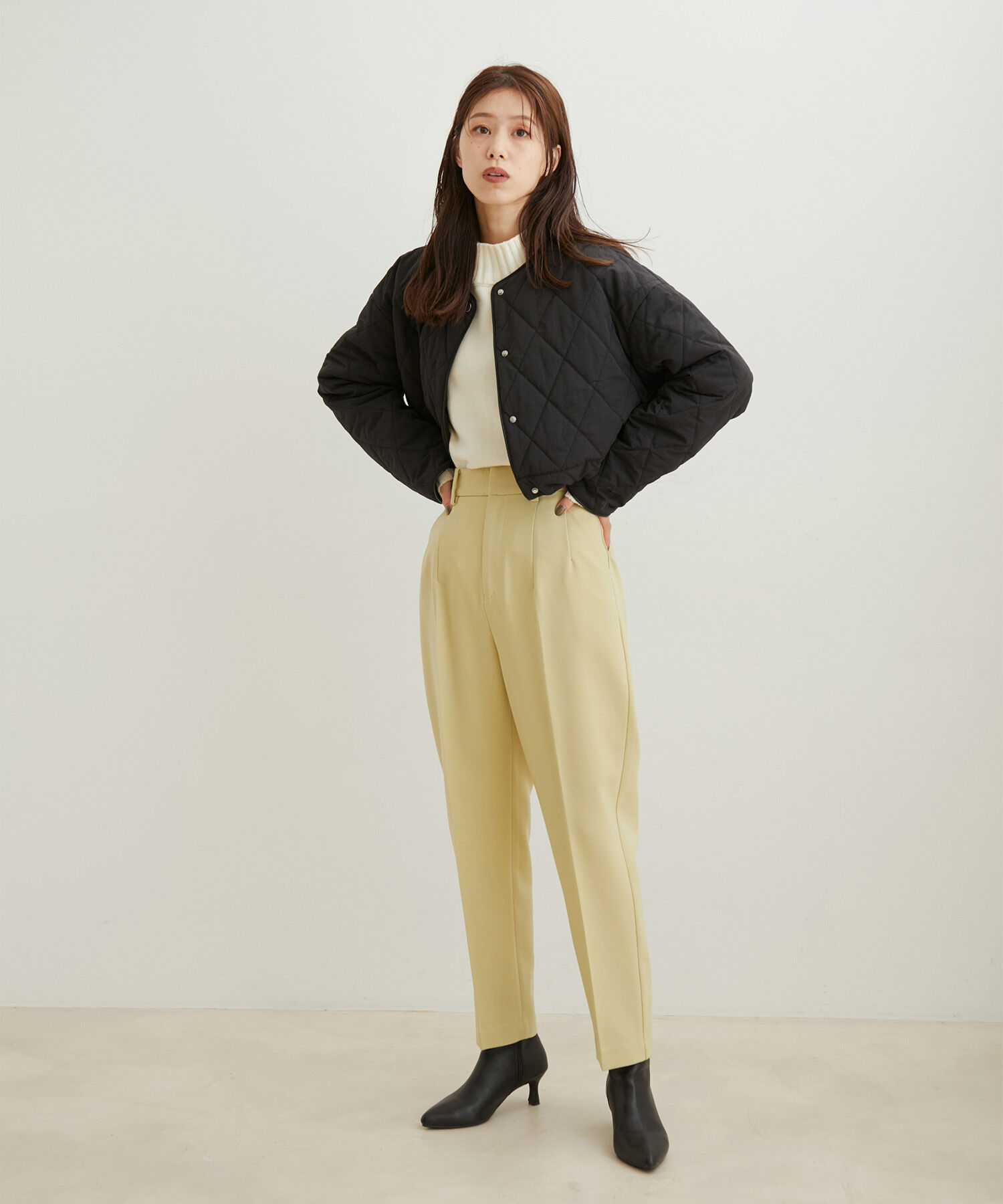 VIS「【2WAY】ロング＆ショート中綿キルティングコート」|その他|