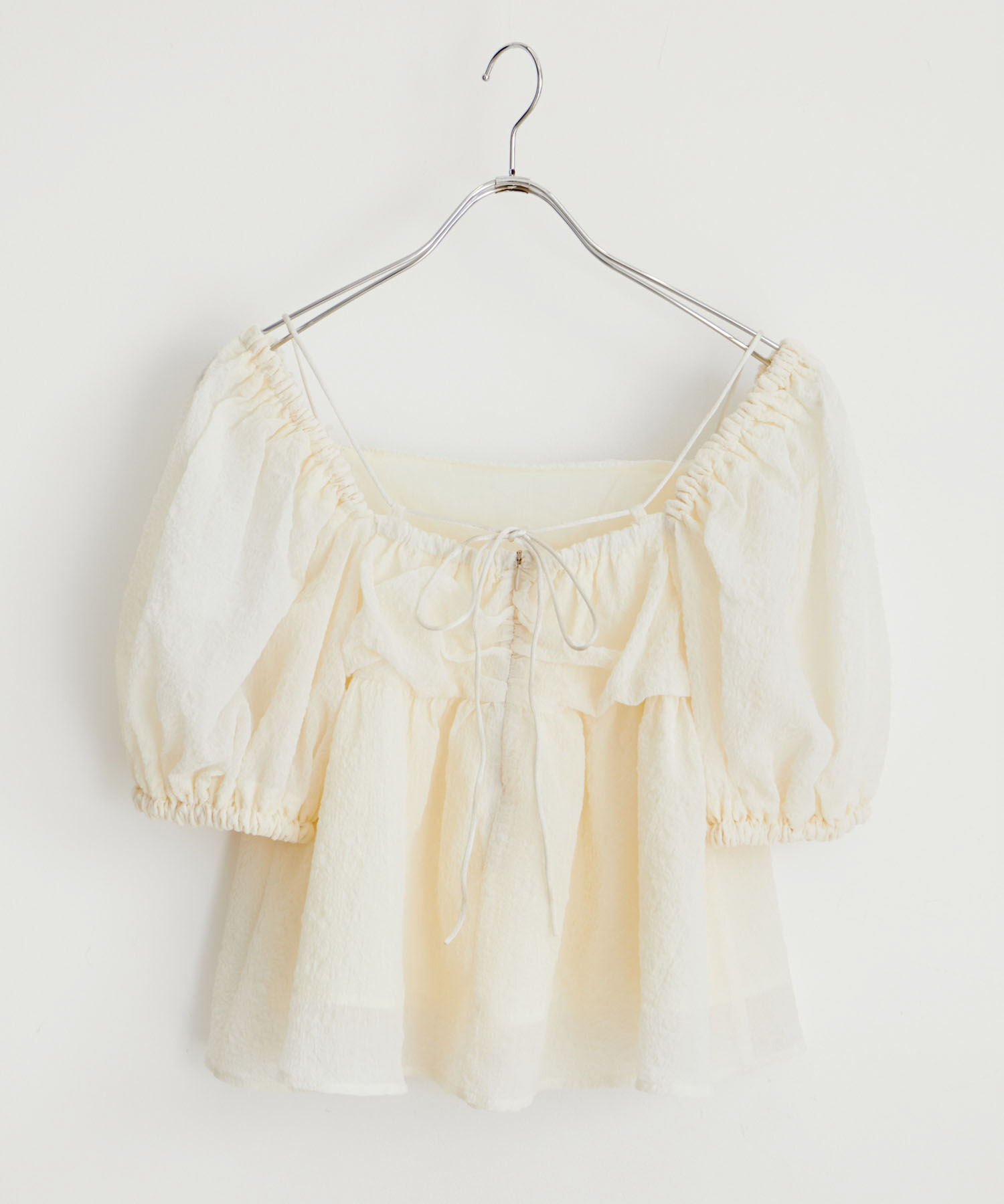 VIS「【2WAY】リボンディテールオフショルブラウス」|シャツ・ブラウス|