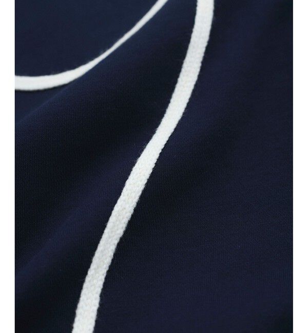 VIS「【洗える】ハート＆リボンコード刺繍スウェット」|スウェット・ジャージ|