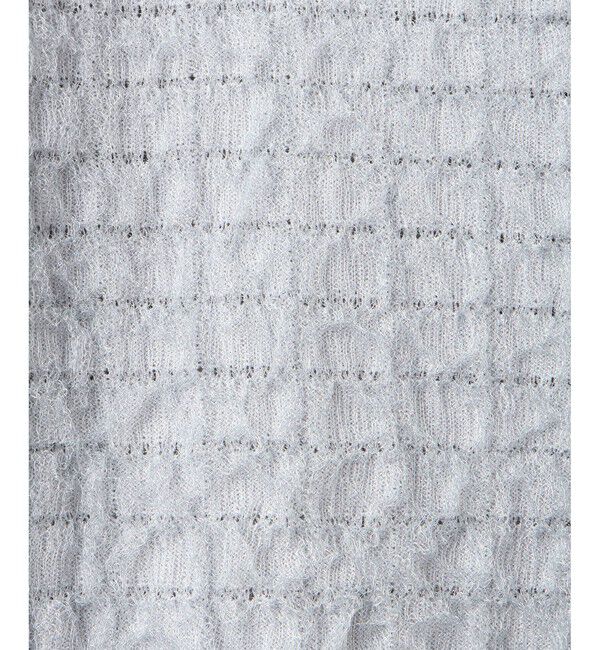 VIS「オーガンジーメタルボタンニットカーディガン」|カーディガン|