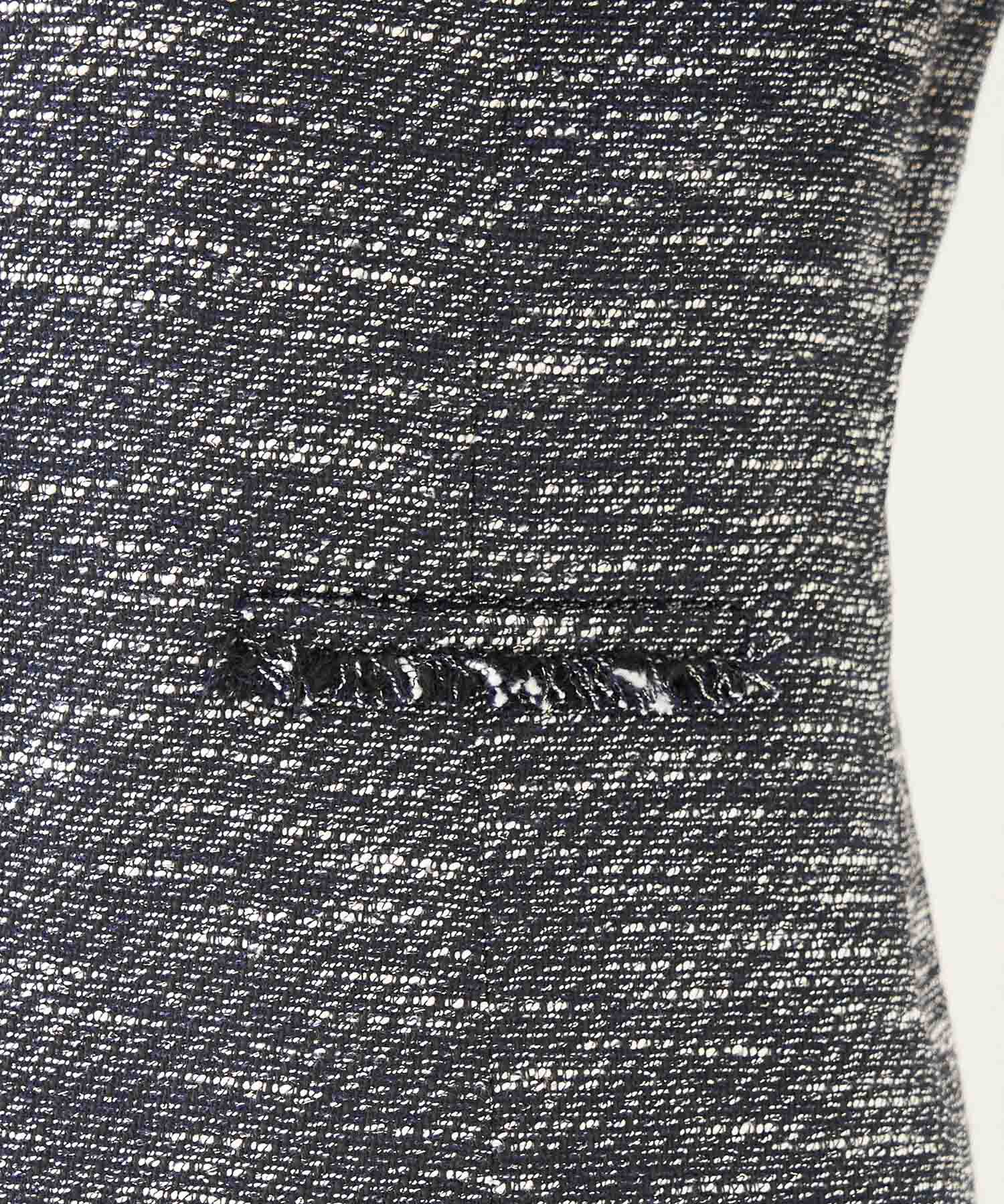 Rope&rsquo;Picnic「【セットアップ対応】ファンシーツィードフリンジノーカラージャケット」|ノーカラージャケット|