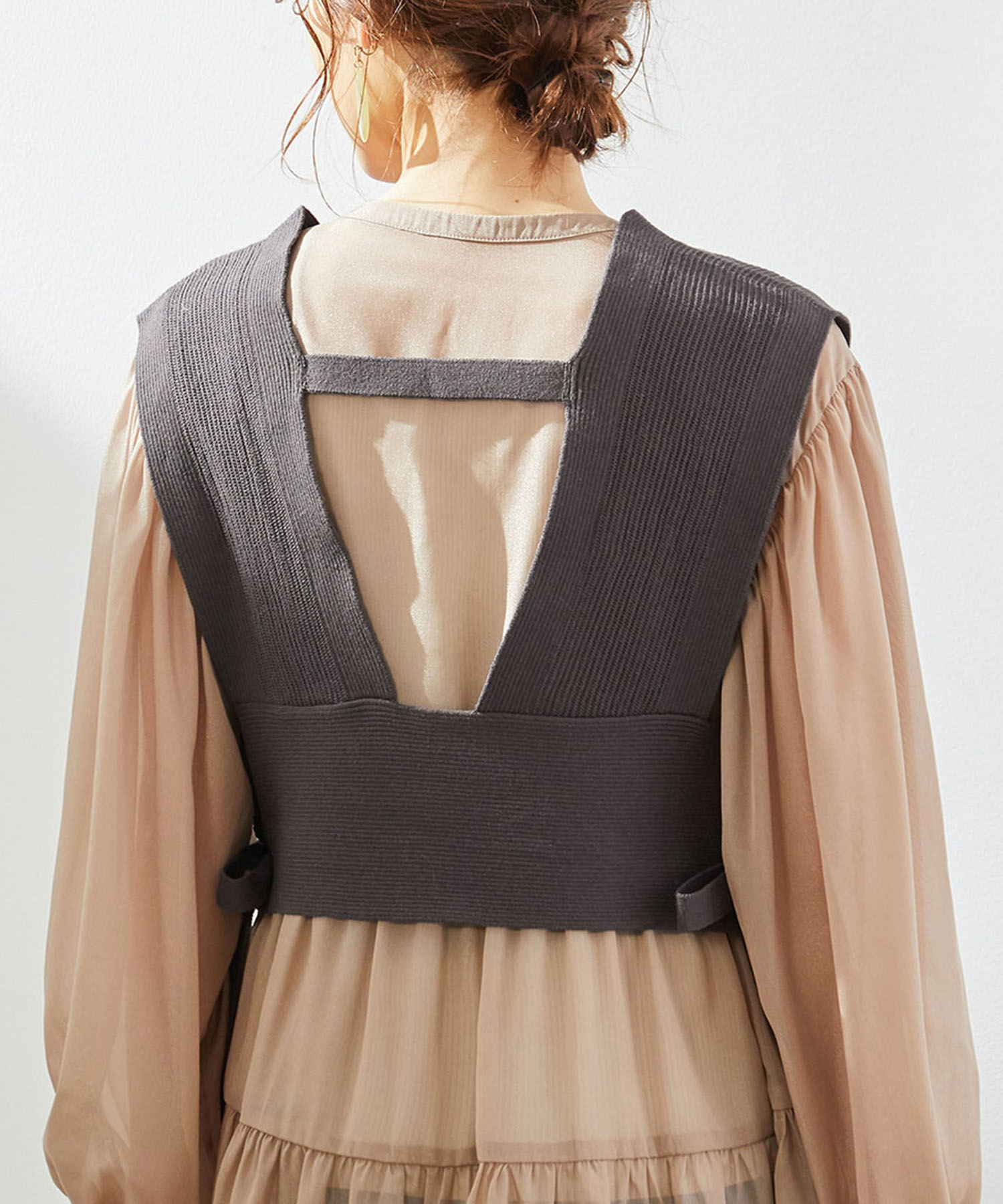 Rope&rsquo;Picnic「コットン混ニットビスチェ」|ベスト・ジレ|