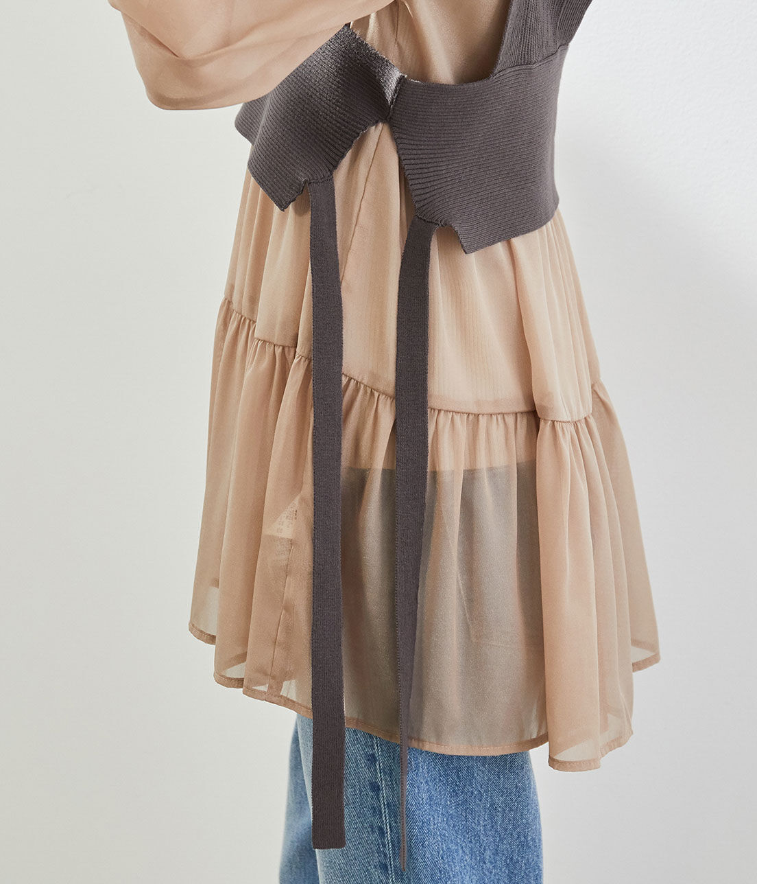 Rope&rsquo;Picnic「コットン混ニットビスチェ」|ベスト・ジレ|