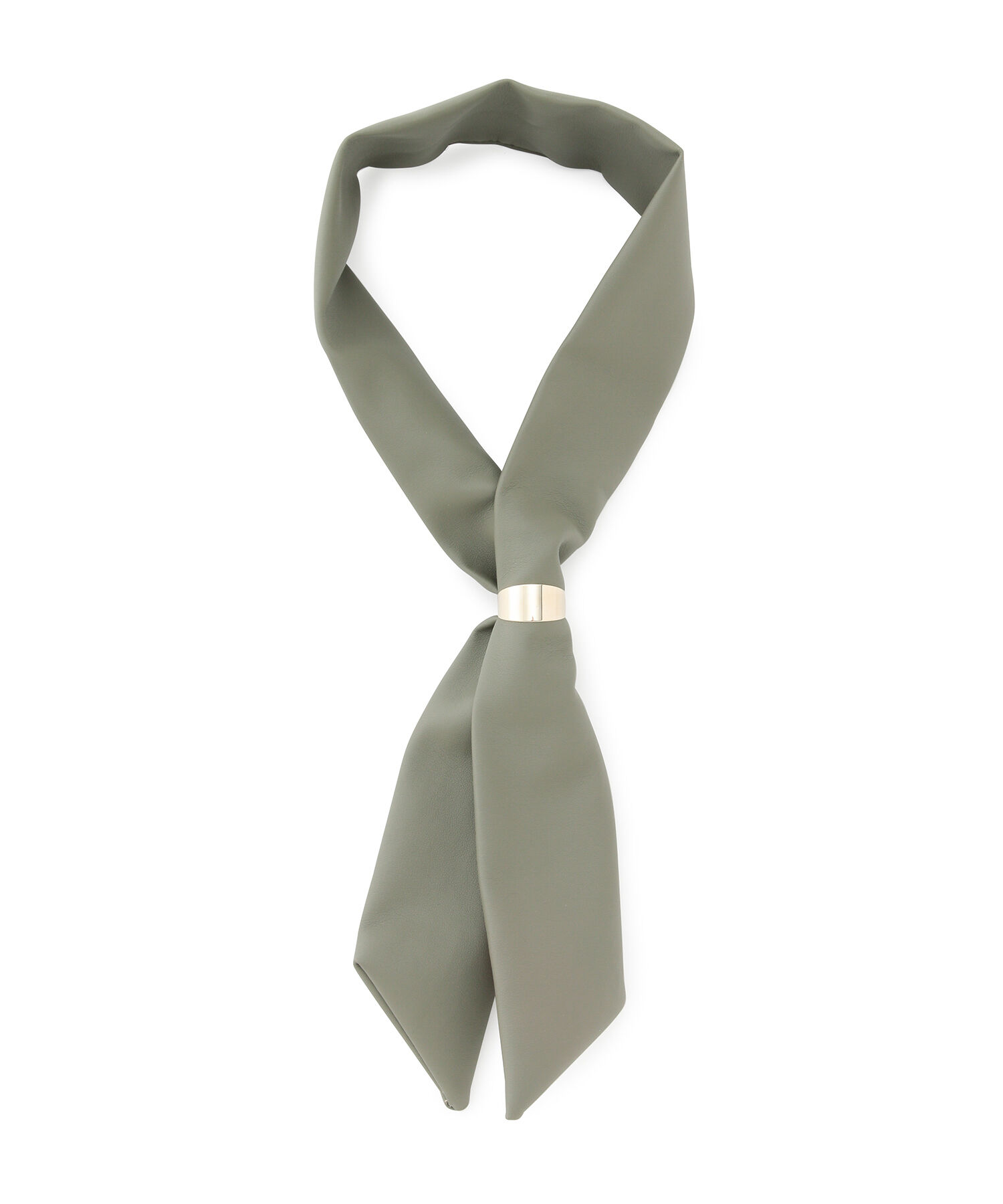 ROPE PICNIC PASSAGE「リング付きフェイクレザーマルチスカーフ」|バンダナ・スカーフ|