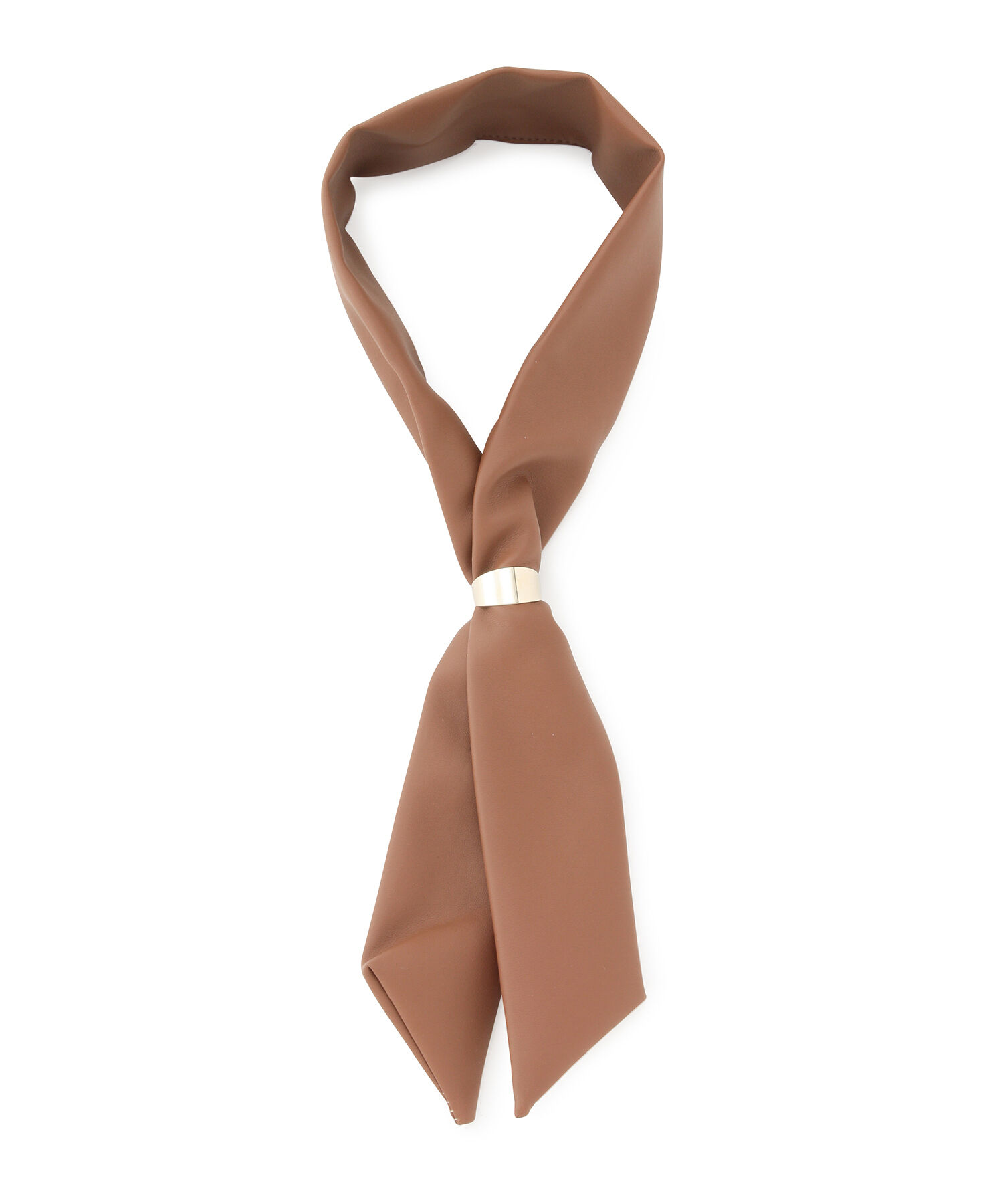 ROPE PICNIC PASSAGE「リング付きフェイクレザーマルチスカーフ」|バンダナ・スカーフ|