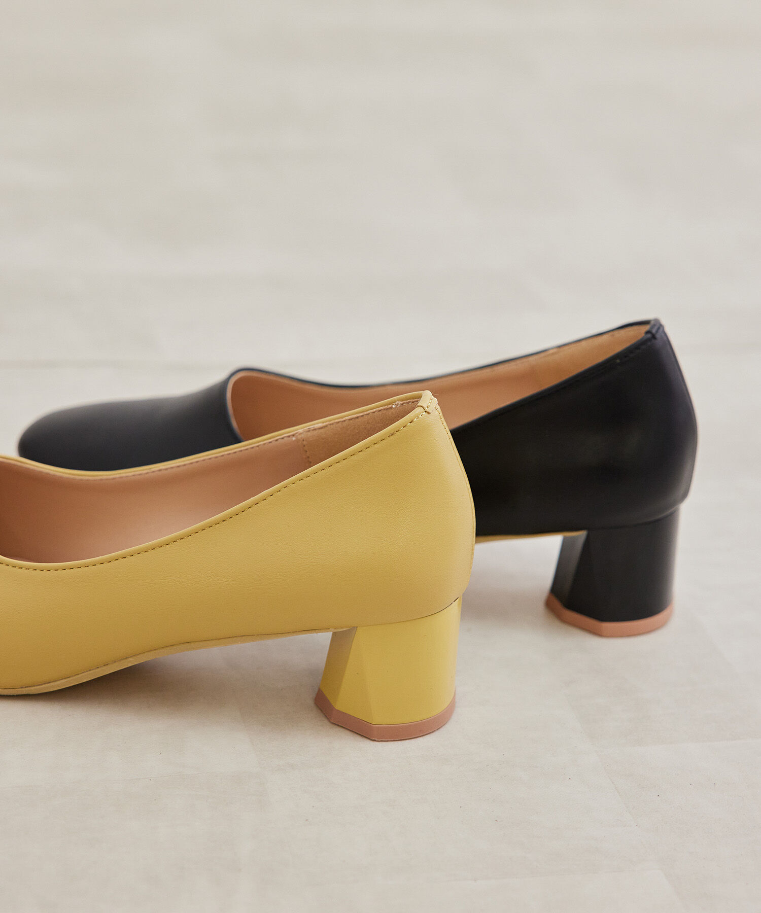 ROPE PICNIC PASSAGE「スクエアトゥペイントヒールパンプス」|パンプス|