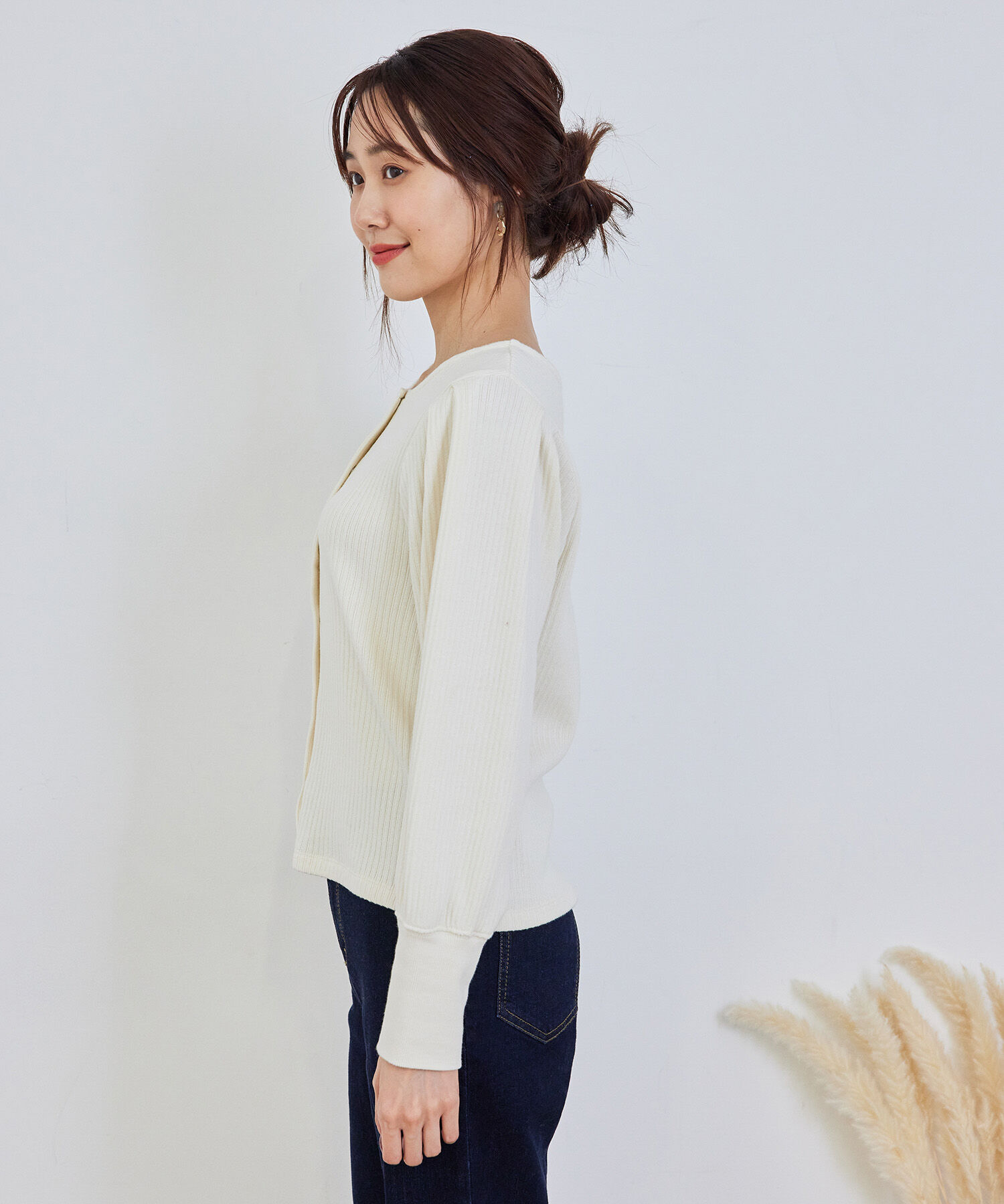 Rope&rsquo;Picnic「【2WAY】カットテレコカーディガン」|カーディガン|