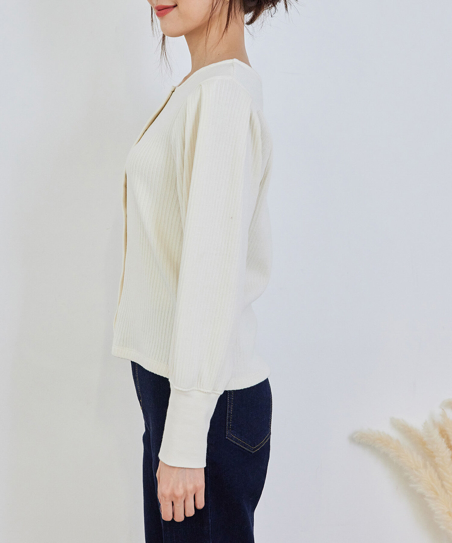 Rope&rsquo;Picnic「【2WAY】カットテレコカーディガン」|カーディガン|