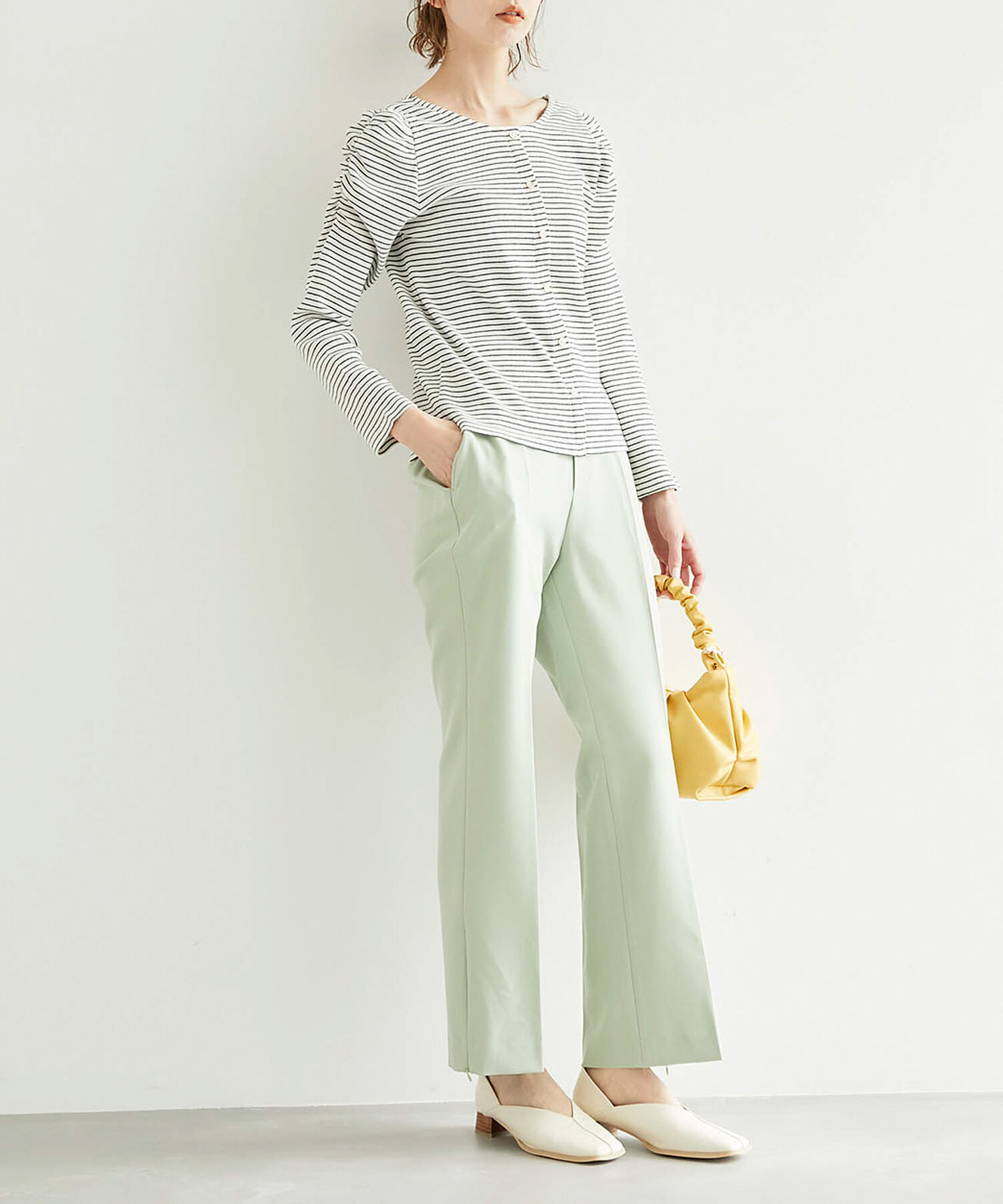 Rope&rsquo;Picnic「袖ギャザートップス」|Tシャツ・カットソー|