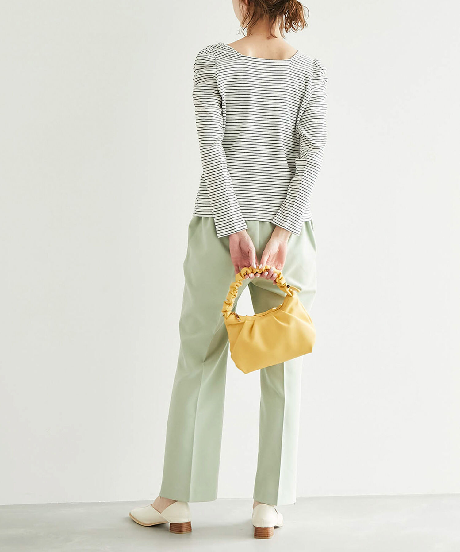 Rope&rsquo;Picnic「袖ギャザートップス」|Tシャツ・カットソー|