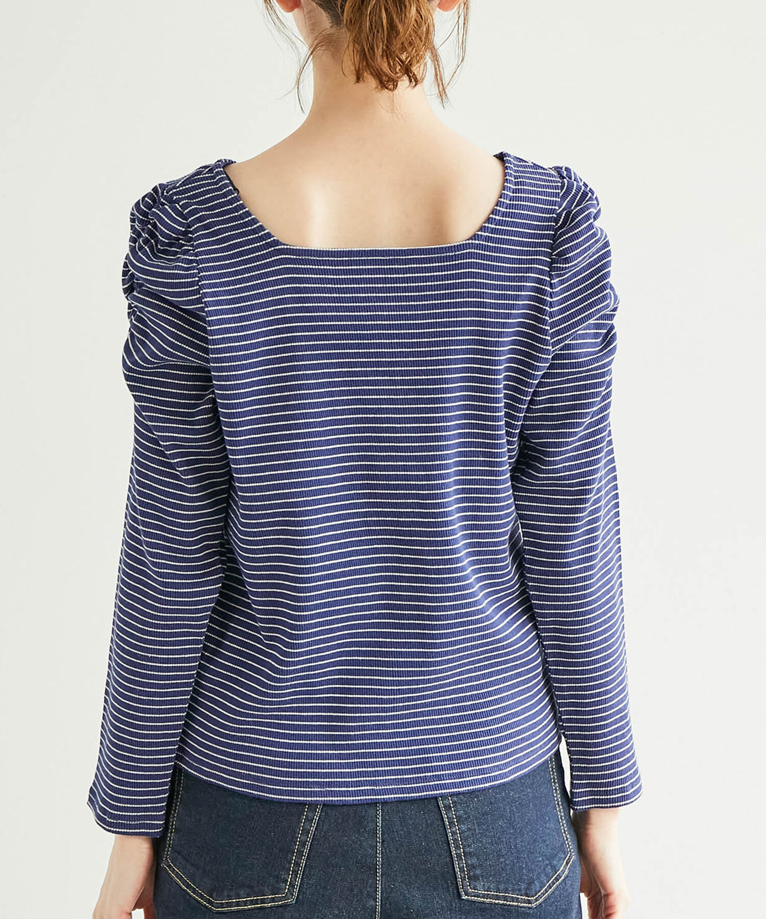 Rope&rsquo;Picnic「袖ギャザートップス」|Tシャツ・カットソー|