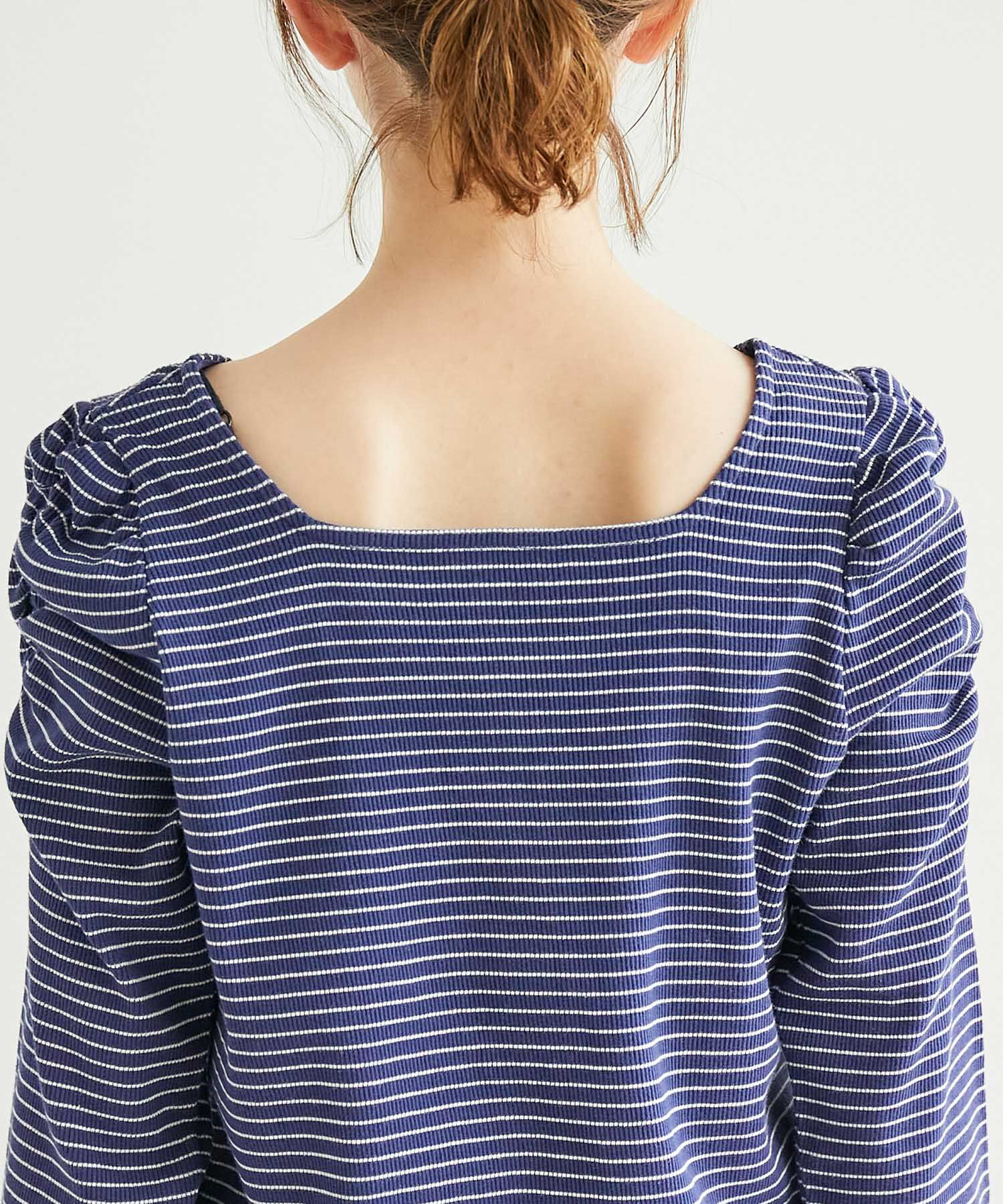 Rope&rsquo;Picnic「袖ギャザートップス」|Tシャツ・カットソー|