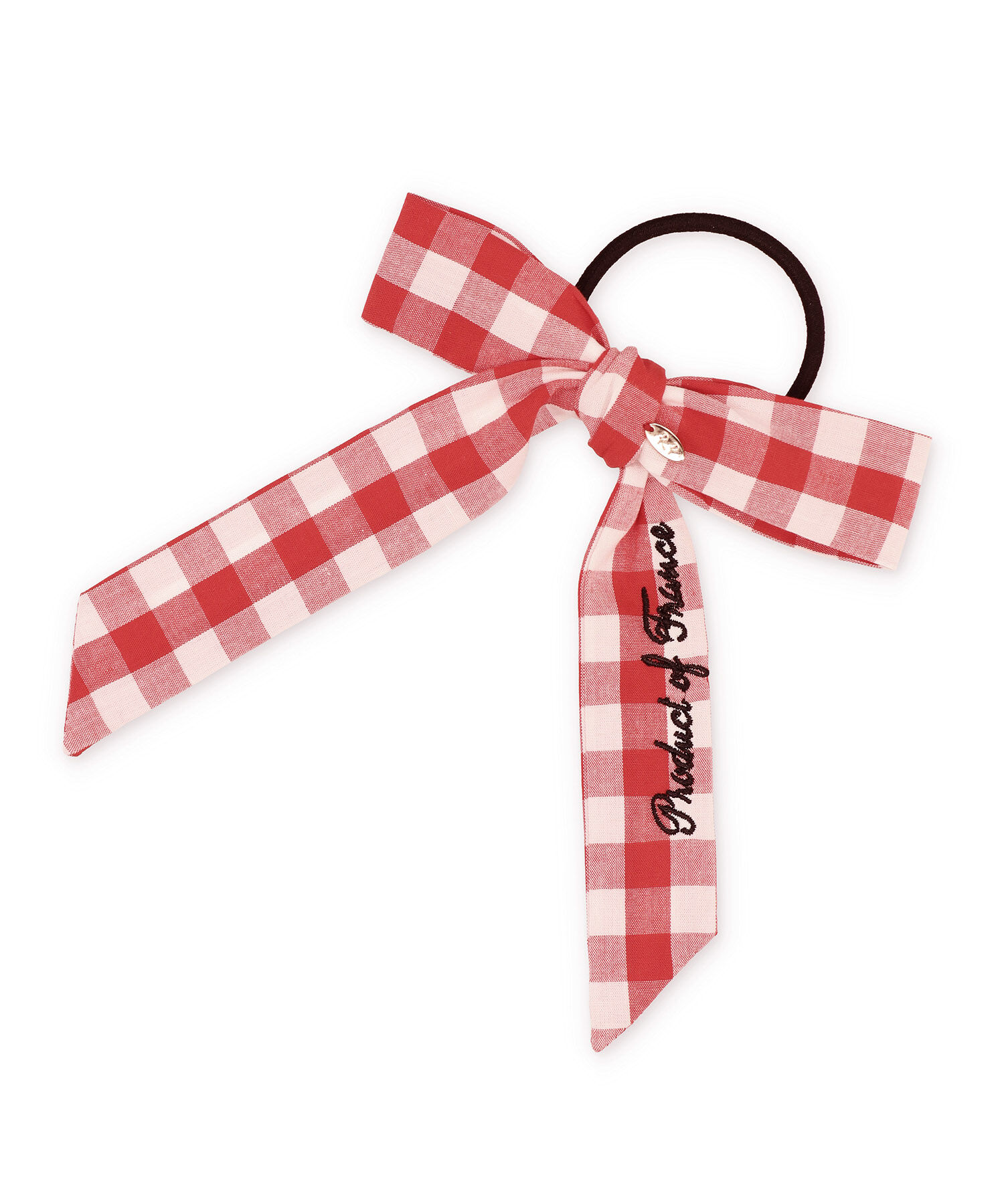 ROPE PICNIC PASSAGE「【Bonne Maman &times; ROPE' PICNIC】ギンガムチェックリボンヘアゴム」|ヘアゴム・シュシュ|
