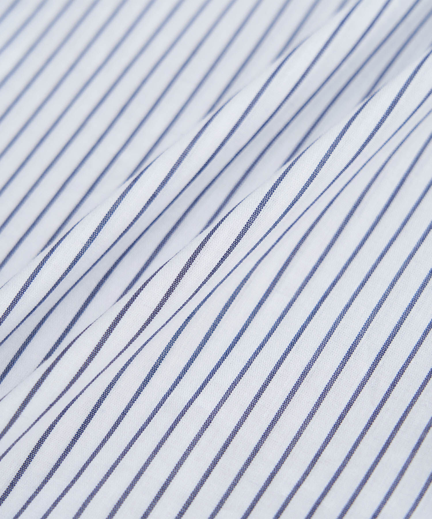 Rope&rsquo;Picnic「フリルバンドカラーフレンチスリーブシャツ　ストライプシャツ」|シャツ・ブラウス|