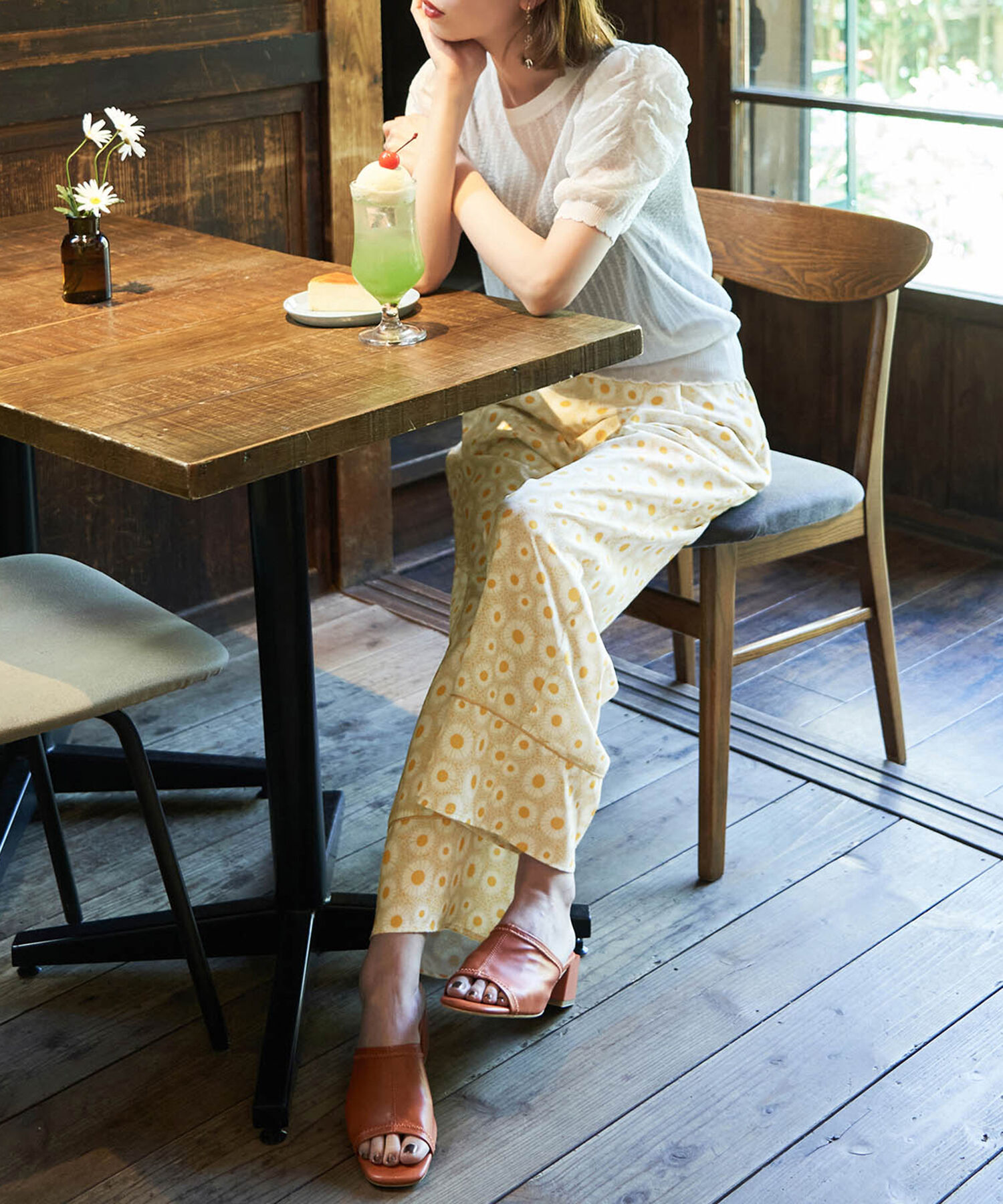 Rope&rsquo;Picnic「アデリアレトロ&times;ROPE' PICNIC/レトロ柄パンツ」|その他|