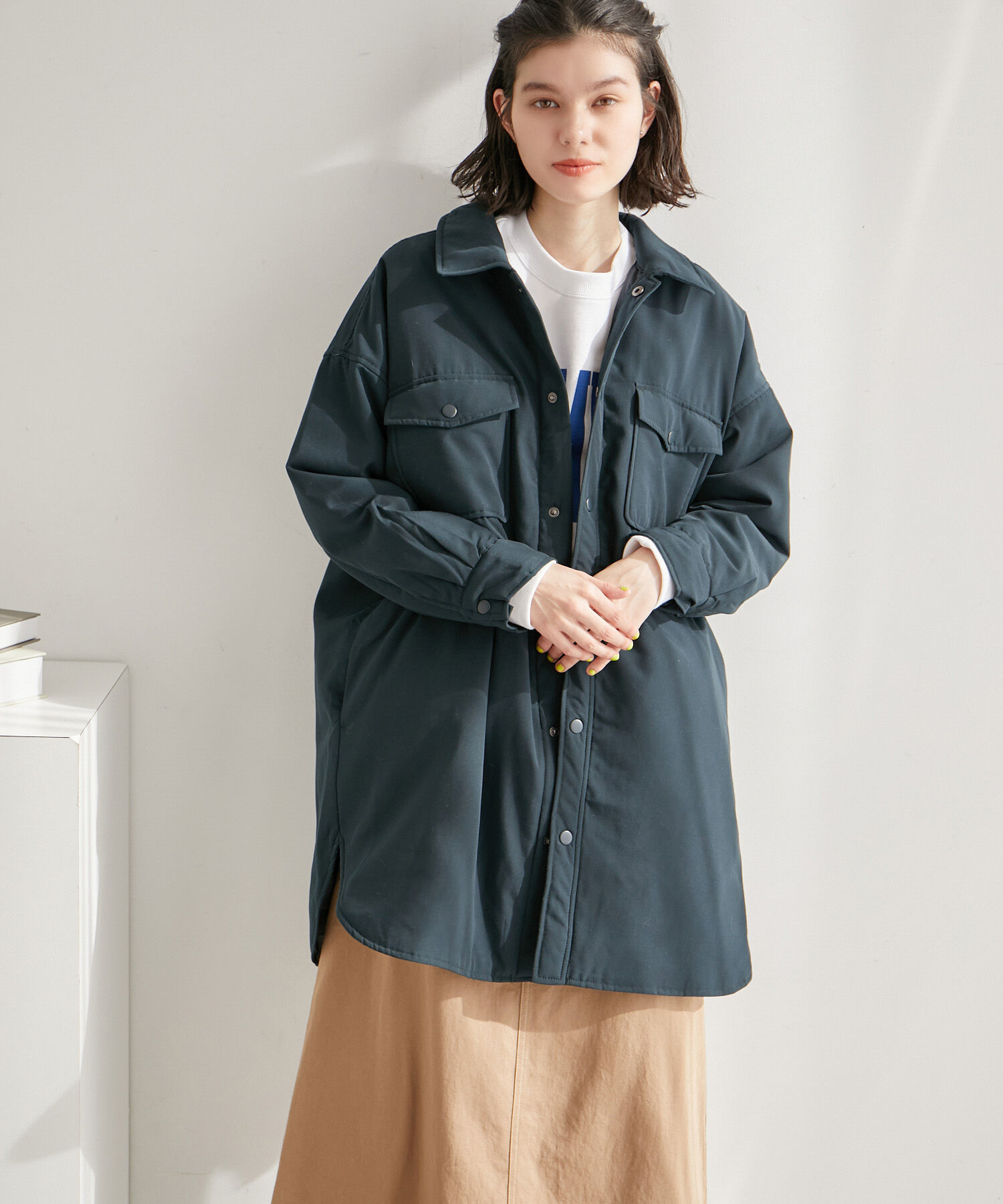 ROPE' PICNIC R「撥水加工/中わたシャツジャケット」|ブルゾン・スタジャン|