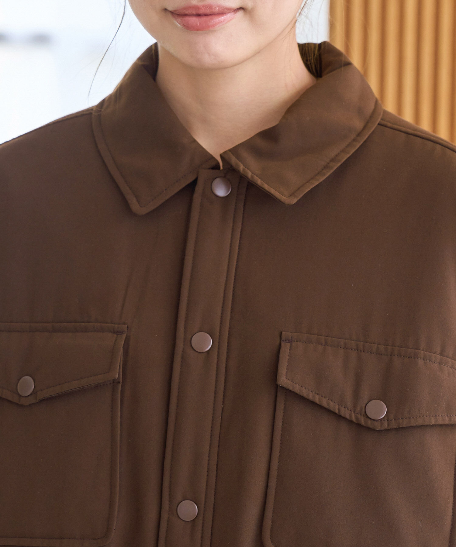 ROPE' PICNIC R「撥水加工/中わたシャツジャケット」|ブルゾン・スタジャン|