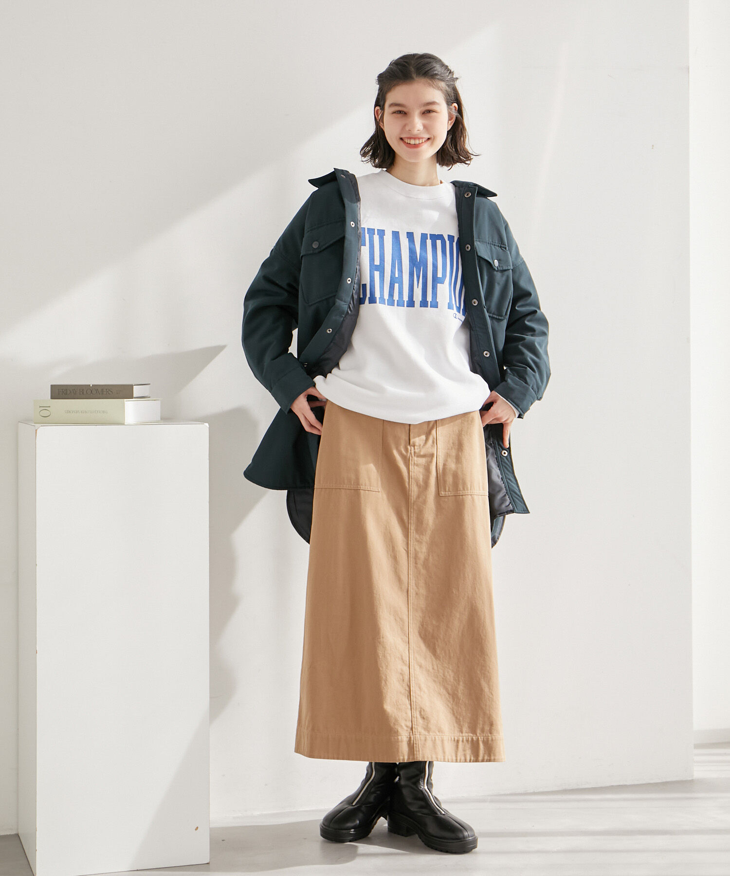 ROPE' PICNIC R「撥水加工/中わたシャツジャケット」|ブルゾン・スタジャン|